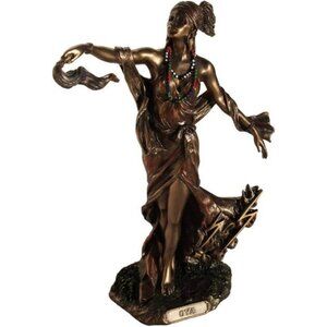Oya Bronze Color Figurine Goddess Of Wind Storm Transformation Collection